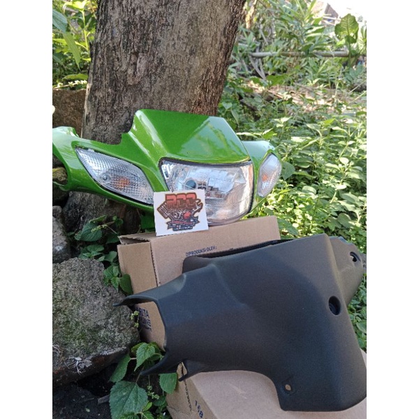 Paket Batok Depan Belakang Set lampu sen Yamaha Fiz r hijau kaltex sepaket batok fiz r f1zr kaltex h