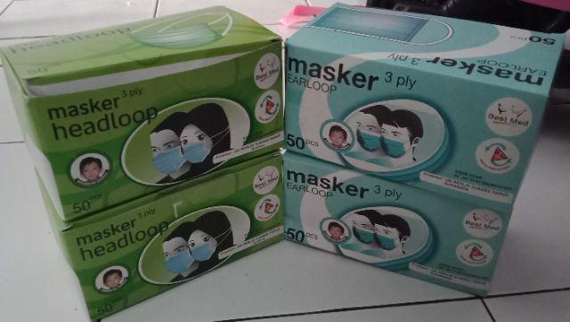 Masker Anak 3 Ply Animal / Sumikko Gurashi (harga Per Pcs)