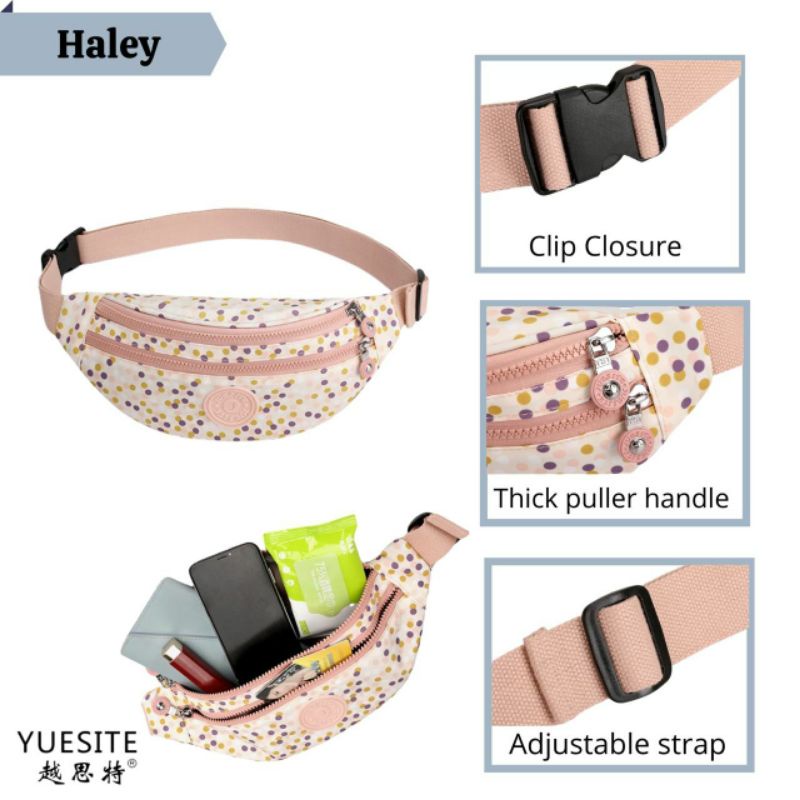 Tas pinggang wanita yuesite haley original waist bag