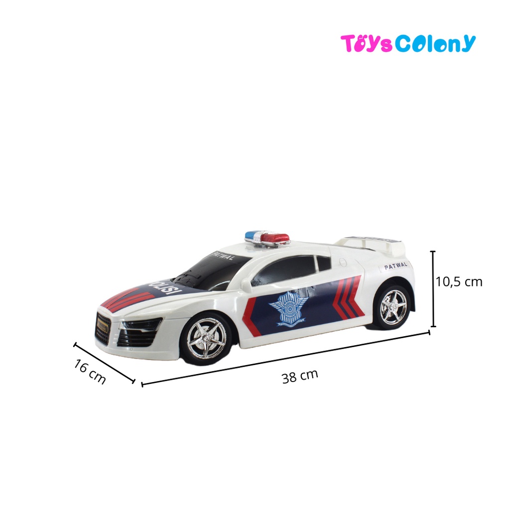 REX-Mobil Polisi Audi Remote Control RKC02093-1