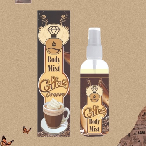 GEN - [BPOM] Parfum Body Mist Coffee Cream 100ml Premium / Parfum Coffee Cream 100ml / Parfum Unisex Wangi Tahan Lama