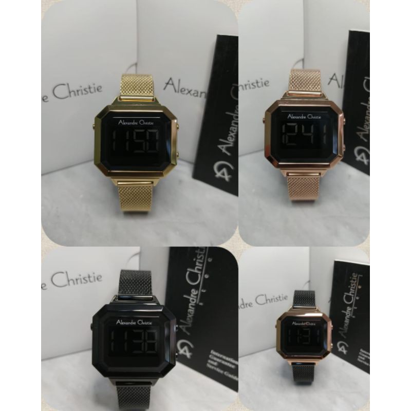 Jam Tangan Wanita Alexandre Christie DIGI AC9338 AC 9338
