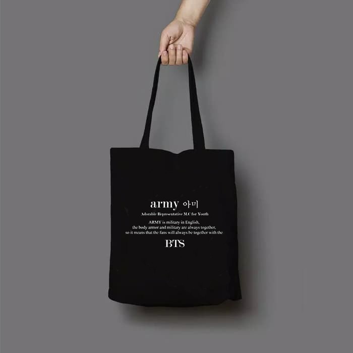 Totebag BTS - Totebag Army BTS - Tas BTS - Tas BT21 - Totebag Kanvas BTS