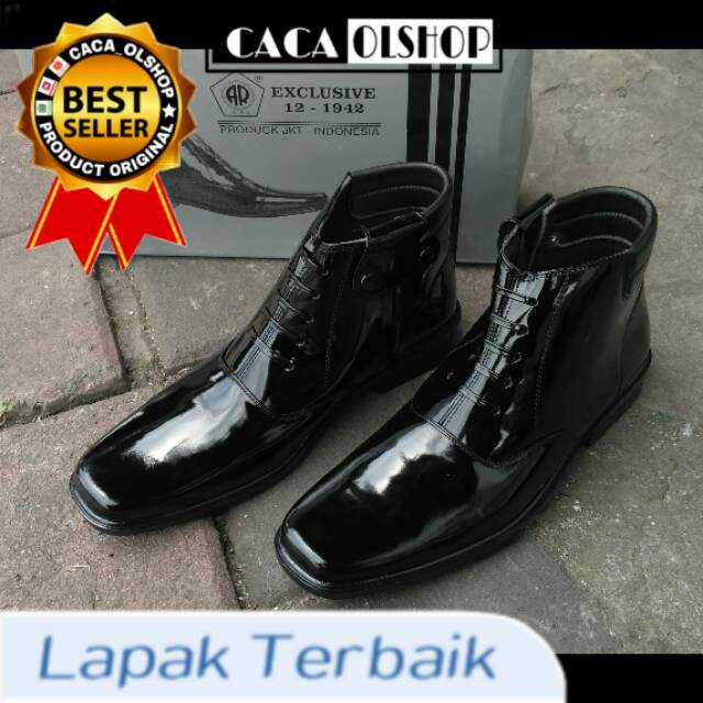 Sepatu Pdh Perwira TNI/Polri/Dishub/Security/Satpam AR Exclusive 1209P