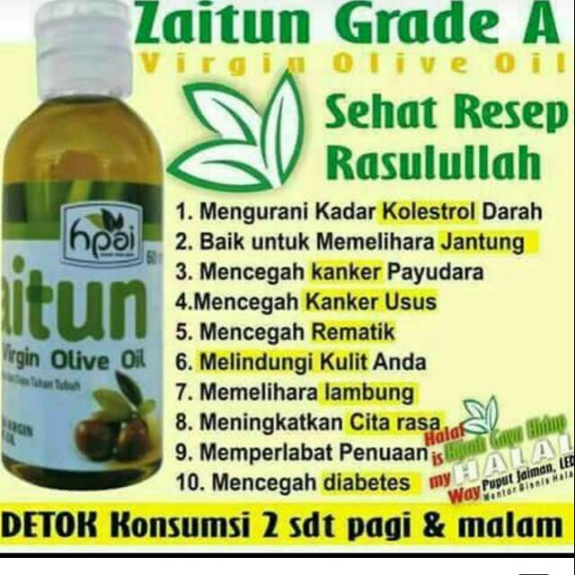 Minyak Zaitun Virgin Olive Oil