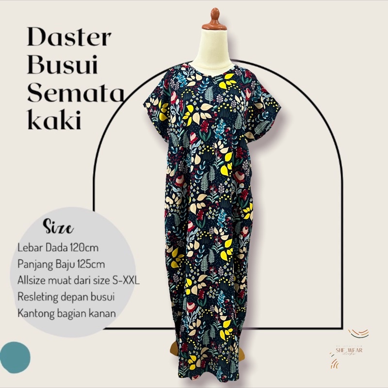 DASTER BUSUI SEMATAKAKI|DASTER ADEM|DASTER SEMATA KAKI | DASTER RAYON | DASTER PANJANG| DASTER MURAH-282