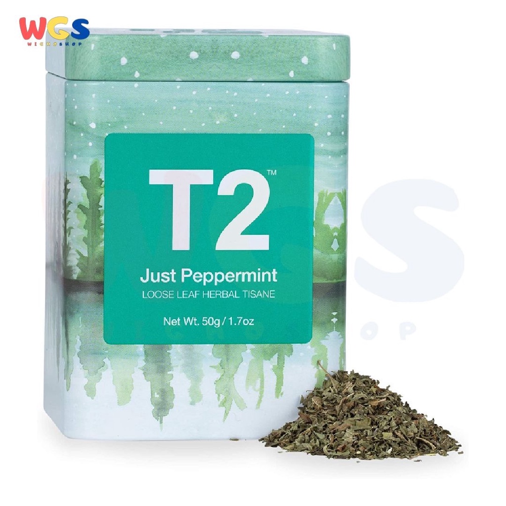 T2 Tea Just Peppermint Loose Leaf Herbal Tisane 50g