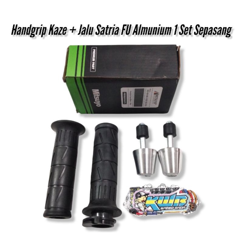 HANDGRIP HANFAT KAZE SARUNG GAS KAZE DETAIL ORIGINAL Handgrip gand grip Handfat Posel kawasaki Kaze Mitsuyo Import Mirip Original