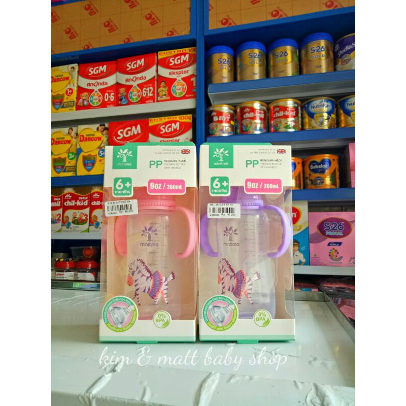 BOTOL SUSU MINITREE + NIPPLE