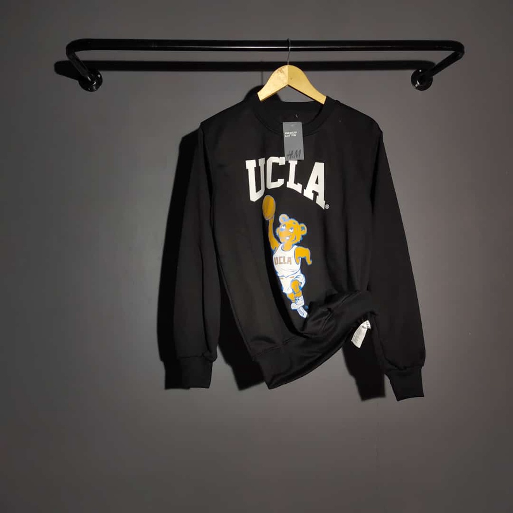 Crewneck Ucla Original Crewneck UCLA hnm Sweater ucla hitam hijau abu abu crewneck ucla hnm UCLA