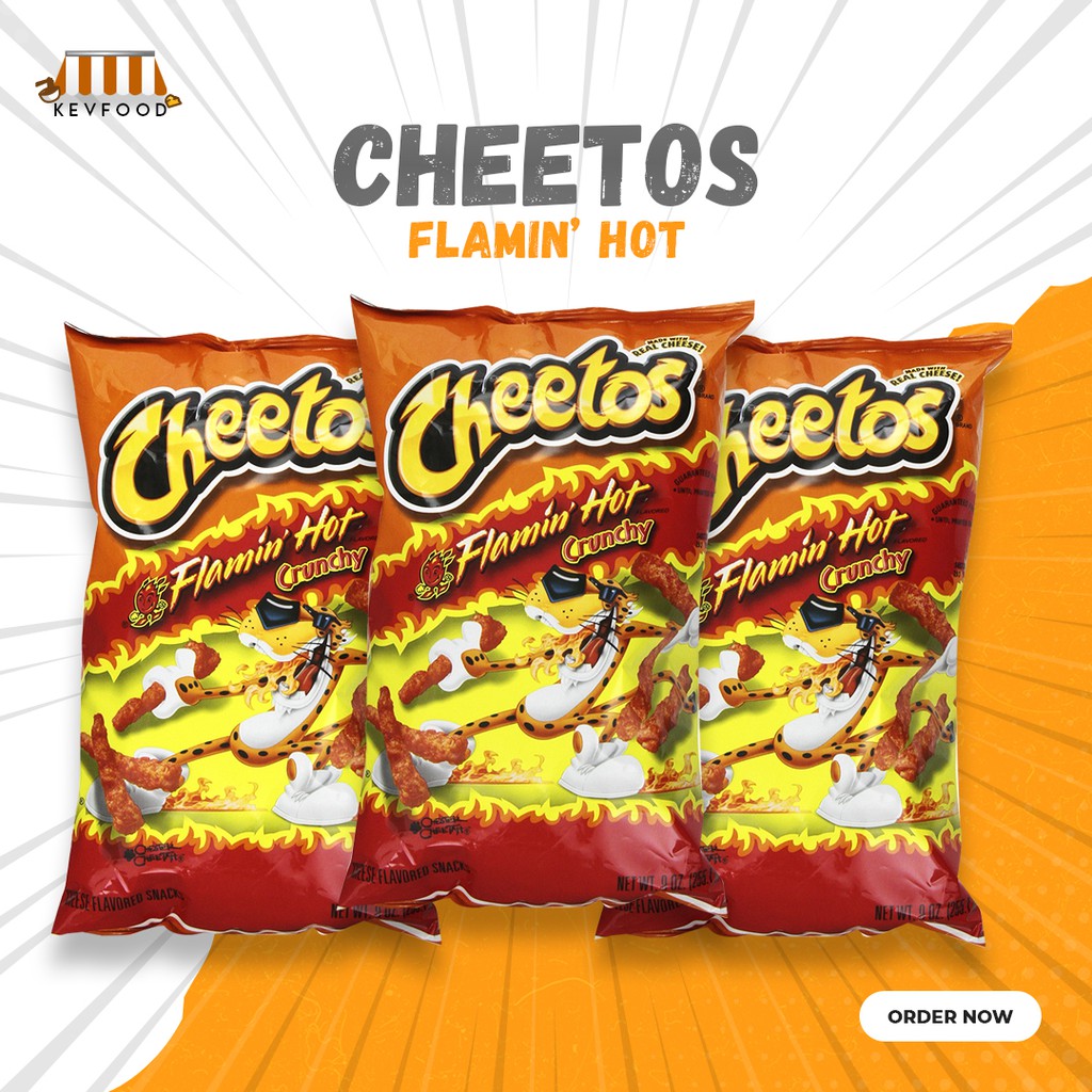 

Snack CHEETOS Crunchy FLAMIN HOT Cheese Flavored 226.8g