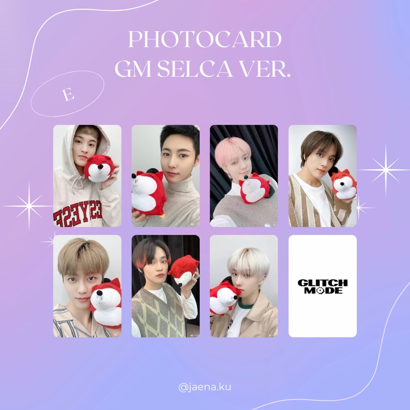 [NCT DREAM] PHOTOCARD NCT DREAM SELCA GLITCH MODE ERA. ‼️BACA DESKRIPSI‼️