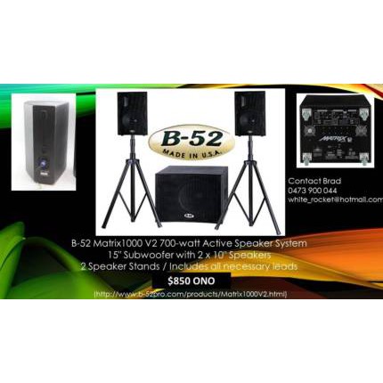 SPEAKER B-52-MATRIX-1000.FULLSET