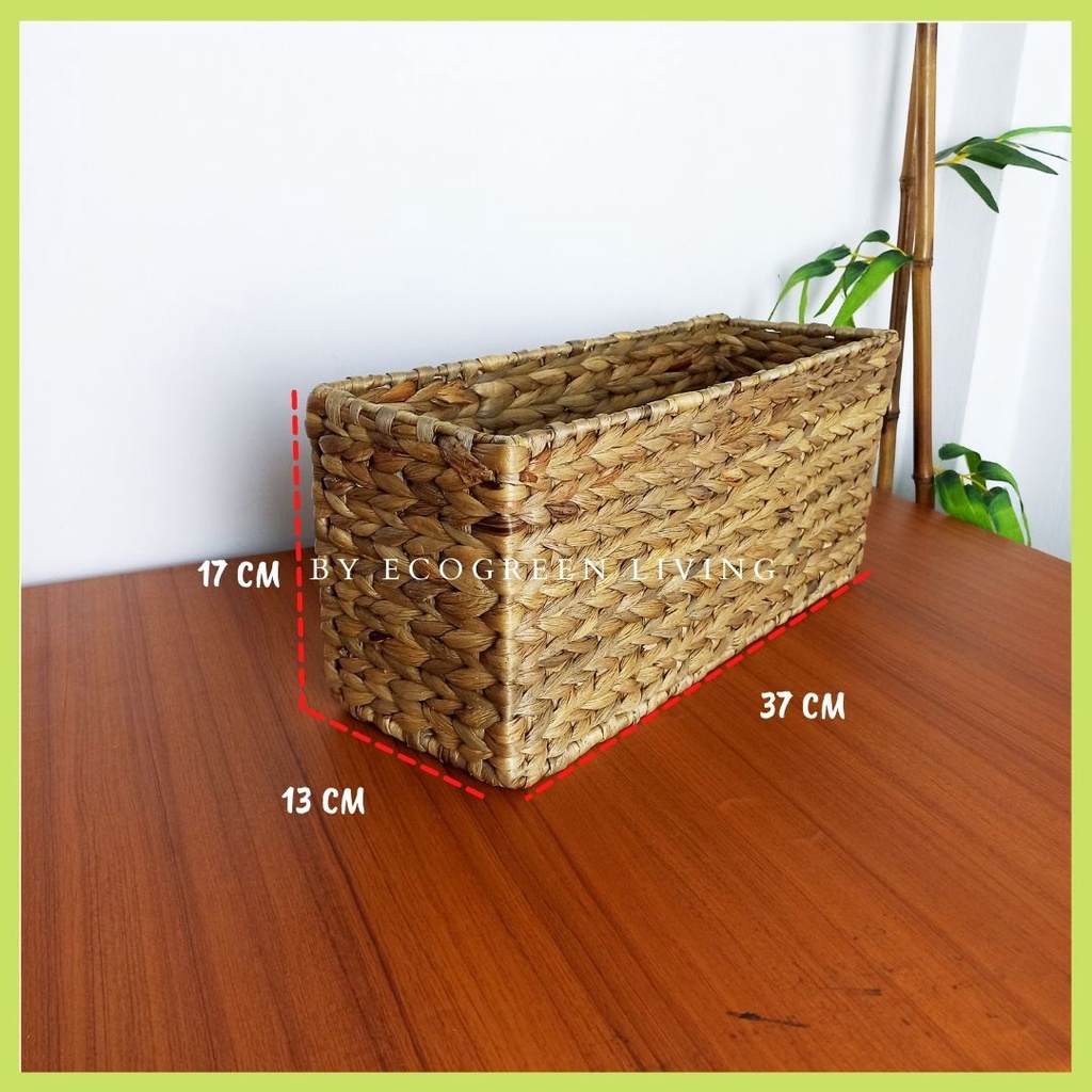 NEW Water Hyacinth Storage / Toilet Paper Basket / Tempat Topless