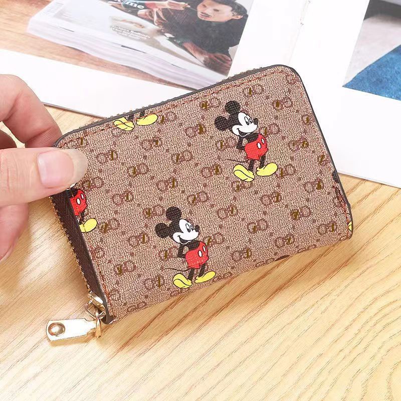 Dompet wanita zipper mickey kekinian dompet cewe dompet kartu