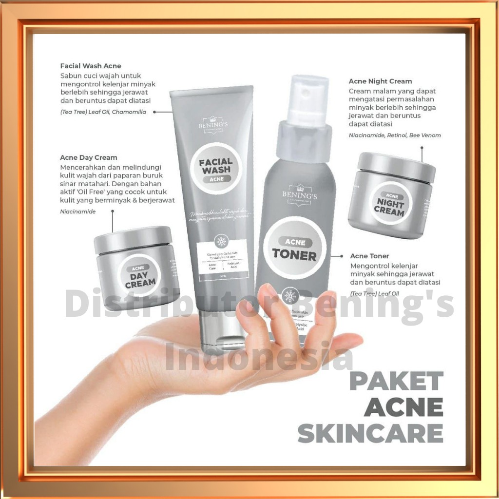 Paket Acne Benings Skincare Indonesia