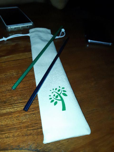 Stainless Straw Straight - Blue