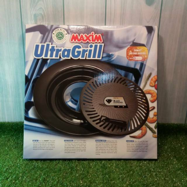 Maxim Alat pemanggang ultragrill / wajan pemanggang bbq &amp; PANGGANGAN BULAT BBQ GSF G-7132