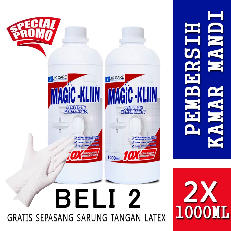 PROMO HEMAT Pembersih Kerak Toilet dan Kamar Mandi 1000ml 2pcs