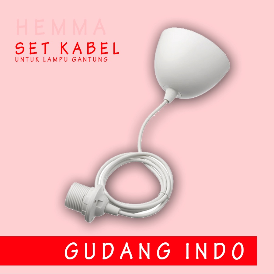 Set kabel / KABEL UNTUK LAMPU kabel untuk lampu gantung FITTING LAMPU GANTUNG