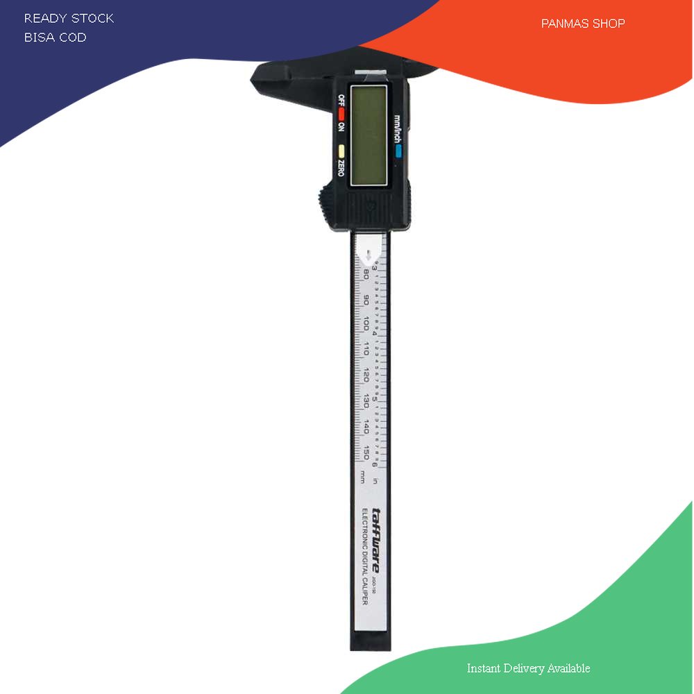 

Taffware Jangka Sorong Digital Vernier Caliper LCD Screen - JIGO-150