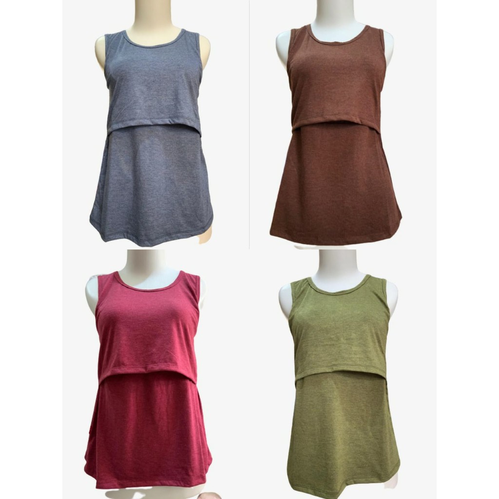 TankTop Ibu Hamil - TankTop Bumil Busui You Can See Bahan Katun Adem Nyaman dipakai