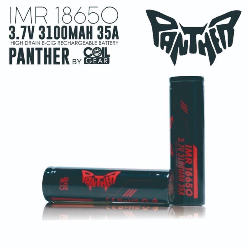 RED PANTHER Baterai coilgear - Original Coil Gear baterai red panther - harga 1 baterai