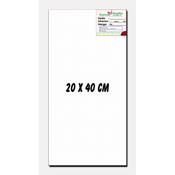 

Kanvas span premium ukuran 20 cm x 40 cm