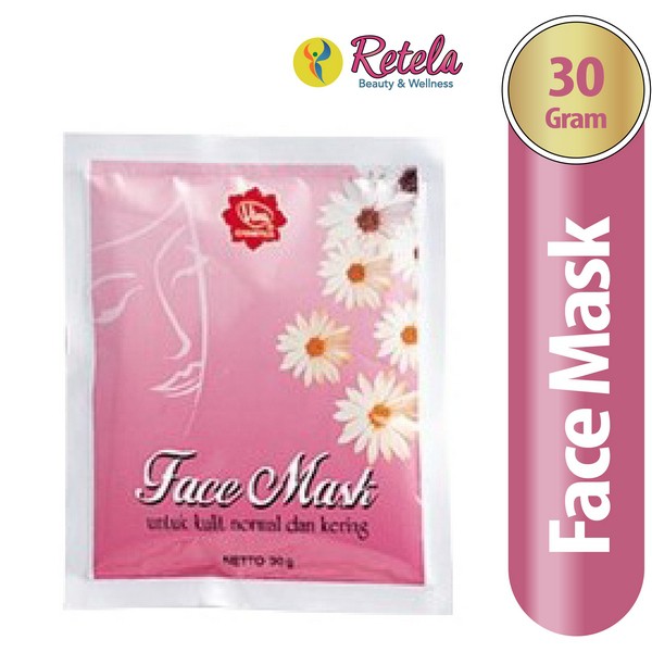 Viva Face Mask Untuk Kulit Normal Dan Kering 30G / Viva Face Mask Pink