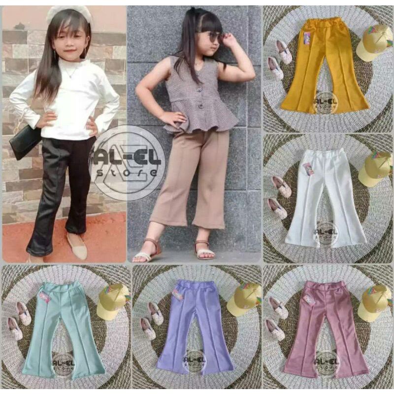 Dewipurwatid2 celana anak cutbray/kulot scuba anak cutbray/celana anak 1-9 tahun basic scuba PREMIUM