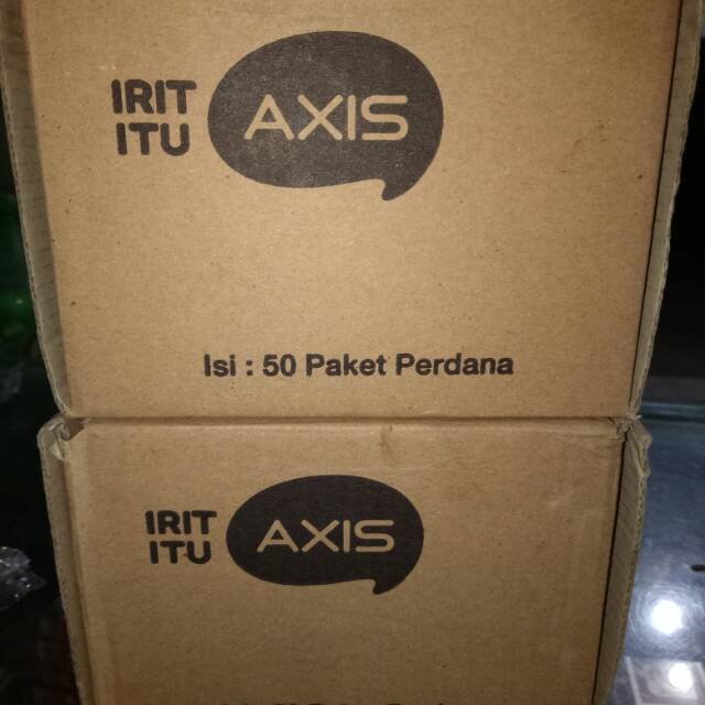 Kartu perdana axis hitz 0k