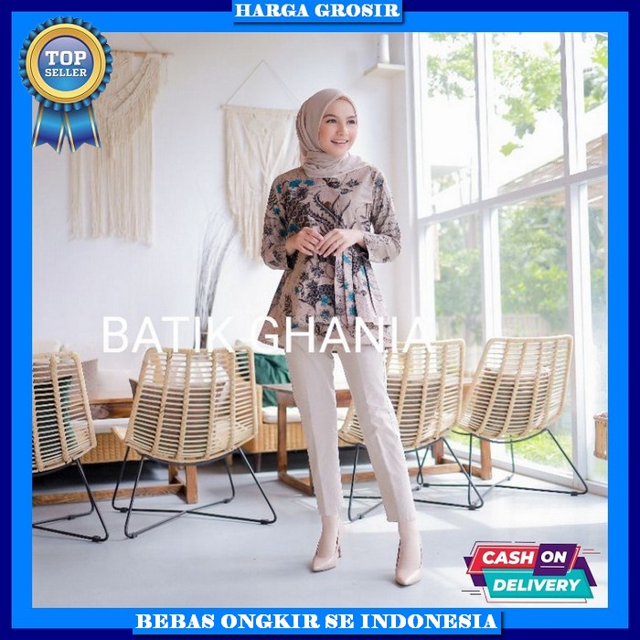 Buju Remaja Impor Atasan Cewe Fashionable Blouse Dewasa Casual Atsan Cewek Formal Batik Model Terbar