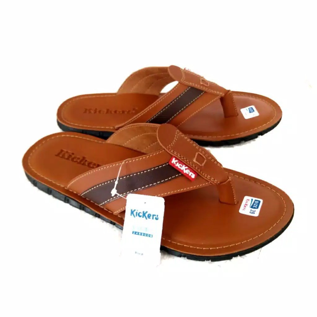 Sandal Jepit Pria Kickers Casual Terbaru | Sandal Cowok Branded | Sandal Casual