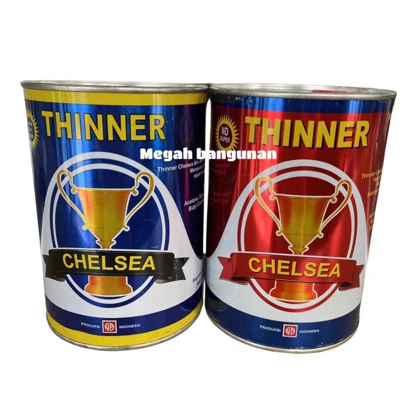 THINNER CHELSEA KALENG MERAH BIRU 1L / TINER / TINNER HIGHGLOSS / ND super