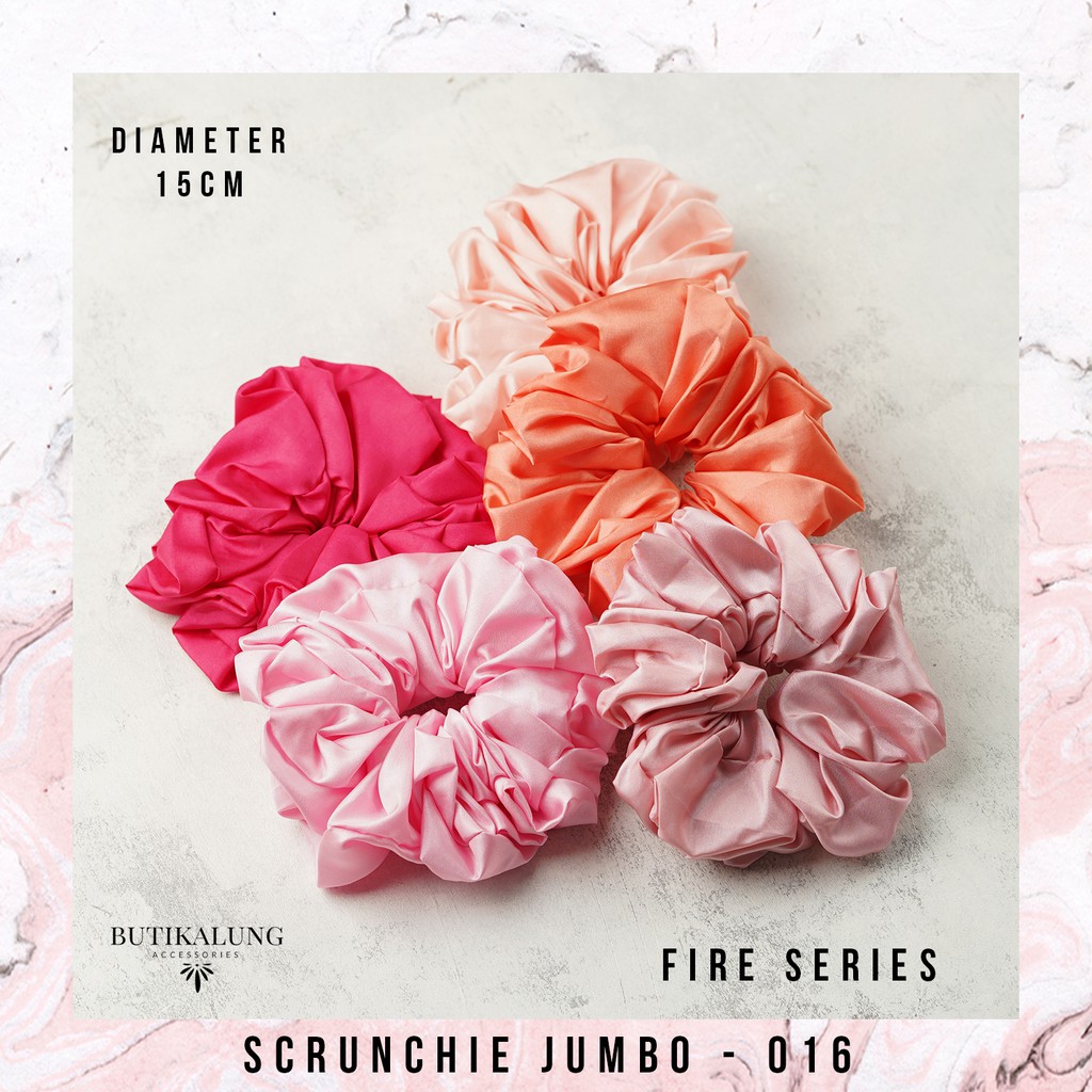 Ikat Rambut Scrunchie Kunciran Kuncir Hijab 016