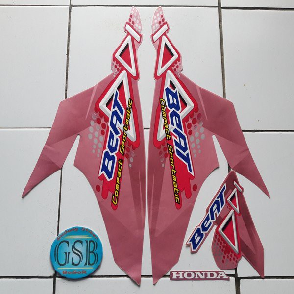 striping motor body beat karbu 2011 pink