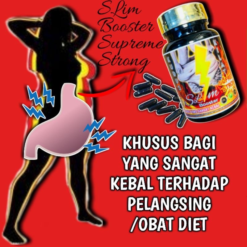 KURUS KILAT SLIM BOOSTER SUPREME STRONG Obat Diet Herbal Pelangsing Badan Ampuh No Herballife