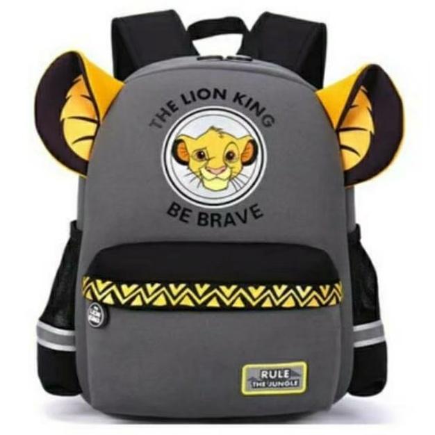 Tas Ransel anak Laki - Laki Tk Sd Motif Singa