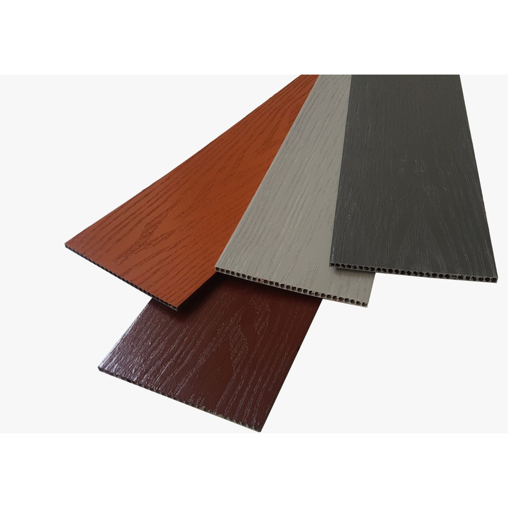 Lisplang Lisplank Pvc Plank Warna Abu Muda 200 X 8 X 4000 Mm Shopee Indonesia