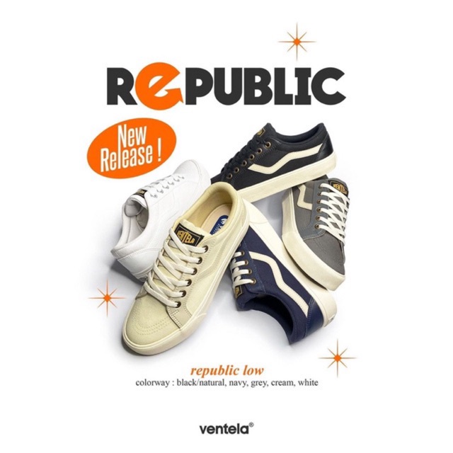 Ventela Republic Low Grey [OFFICIAL]