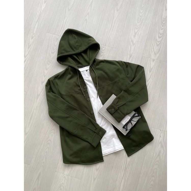 Kadaka MO-0101 Buttoned Hoodie Jacket Pria