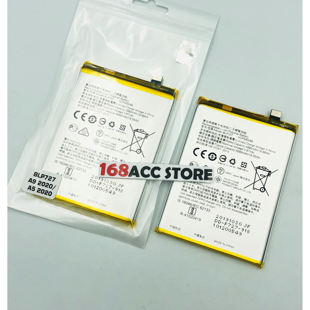 BATERAI OPPO A5 2020 / BATERAI OPPO A9 2020 / BATERAI OPPO BLP 727 ORI