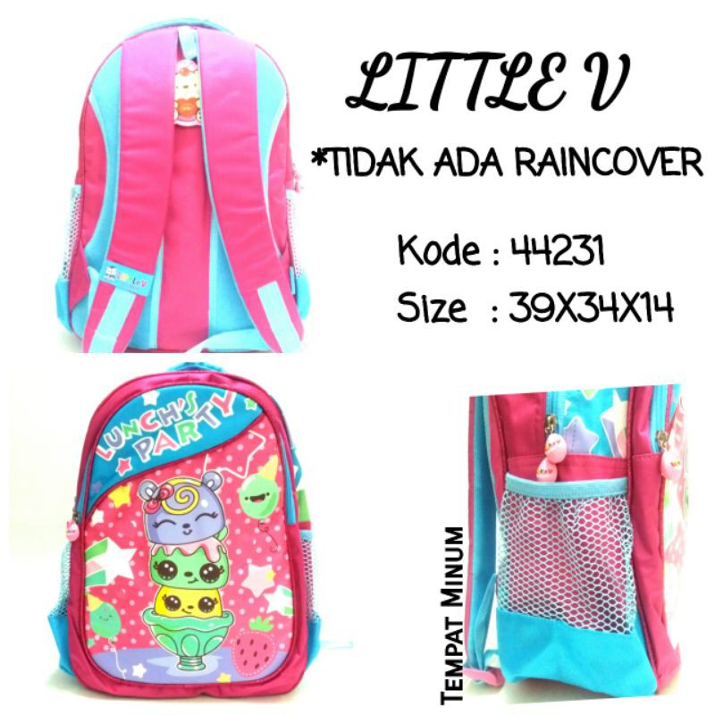 TAS RANSEL SEKOLAH ANAK PEREMPUAN LITTLE V 44231