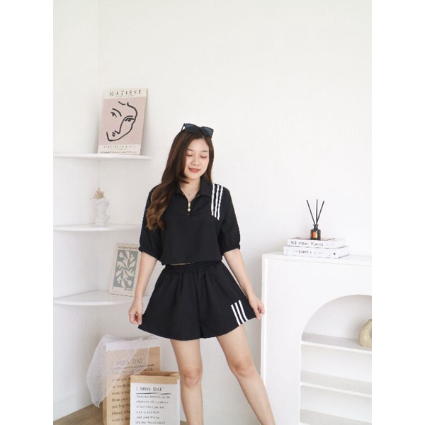 JENNIE SET - Celana Pendek - Setelan Wanita - Homewear