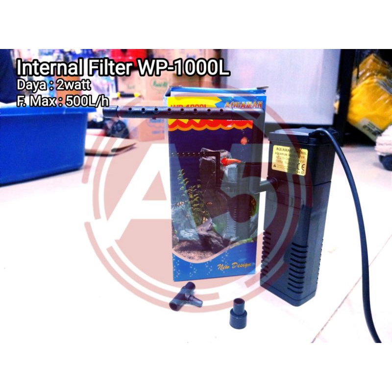 Pompa aquarium internal filter AQUAMAN WP 1000L