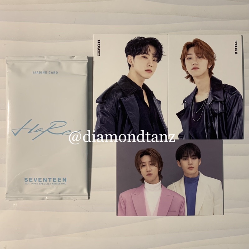 SEVENTEEN Trading cards tc hare japan fanmeet hoshi mingyu the8 hao
