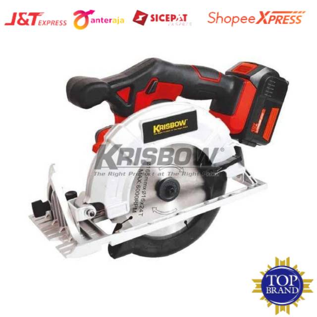 CORDLESS CIRCULAR SAW 18V KRISBOW 10205885