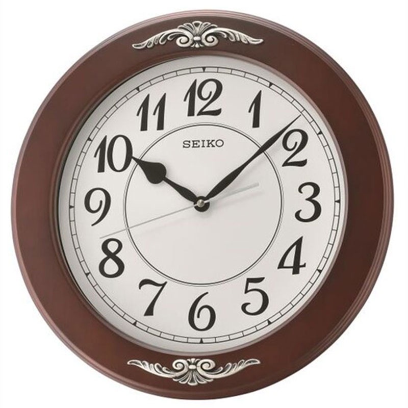 Jam Dinding Seiko QXA745 - Wooden Case
