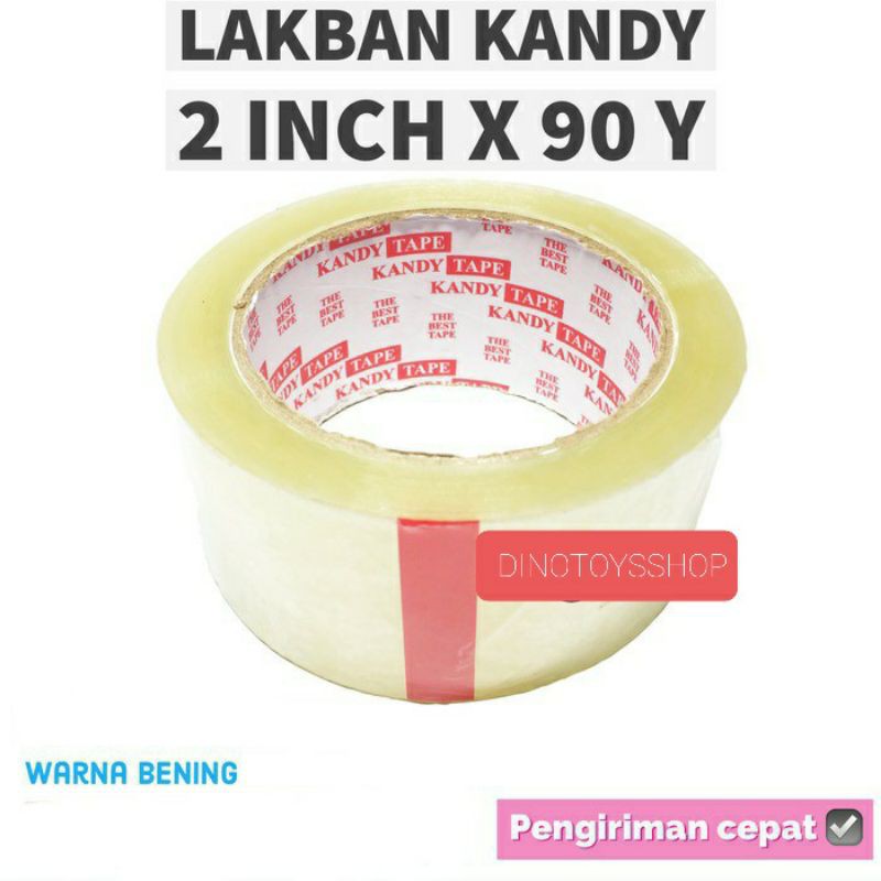 

Lakban Merk Kandy 2 inch x 90 Y