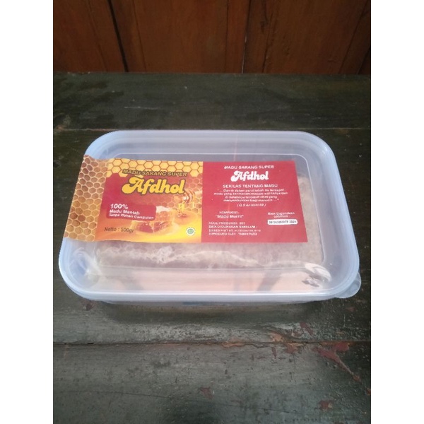 

madu sarang honey comb super asli 500gr afdhol